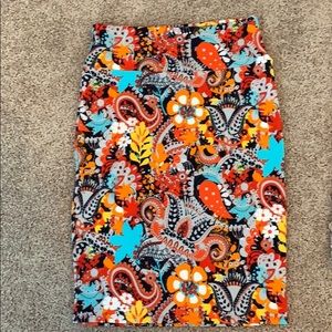LuLaRoe Cassie Pencil Skirt Small Worn Once
